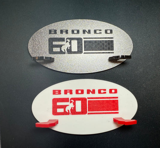 Bronco 60th Anniversary Hair Tie Visor Clips