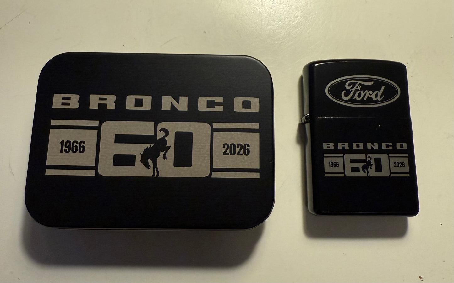 Bronco 60th Anniversary Lighter with Case