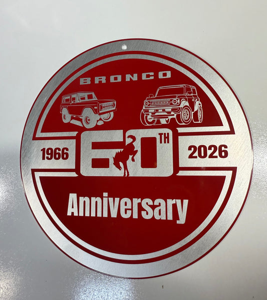 BBB OBX 60th Anniversary Wall Sign