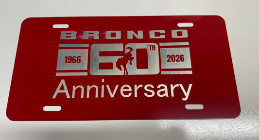 BBB OBX 60th Anniversary License Plate
