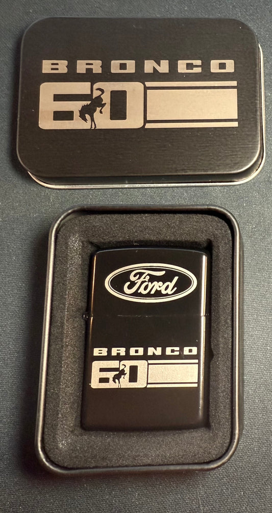 Bronco 60th Anniversary Lighter with Case